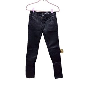 NY&C Black Denim  Shiny Jeans Women's Skinny Size 2  31" Inseam Excellent Cond.